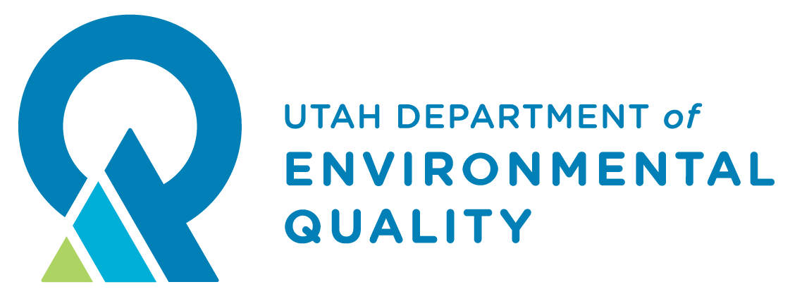 A logo for the Utah Department of Environmental Quality. The logo is also a link to the Department's homepage.